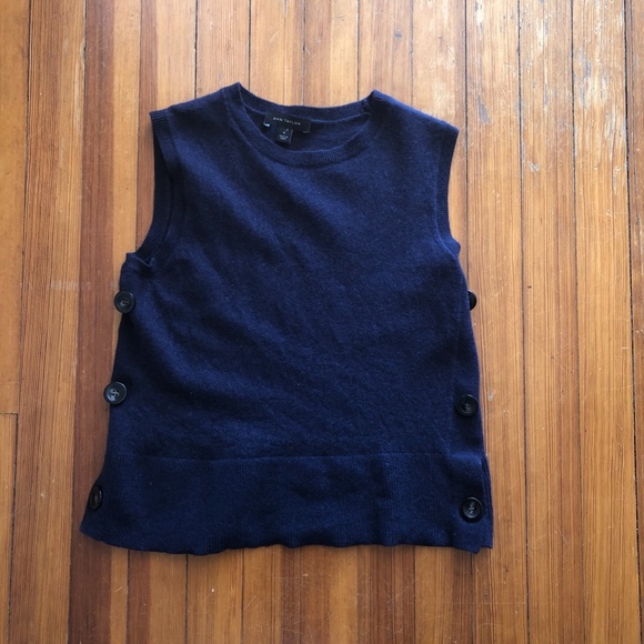 Ann Taylor Navy Sweater - Picture 4 of 8